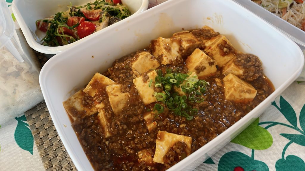 料理教室マンツーマン麻婆豆腐