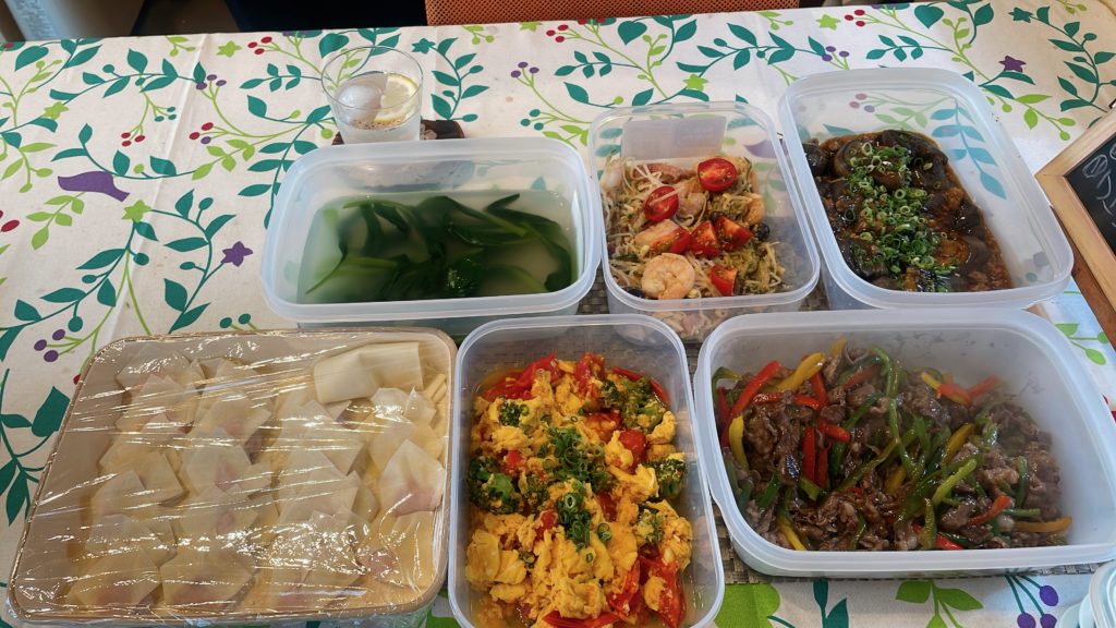 料理教室マンツーマン青椒肉絲風セット