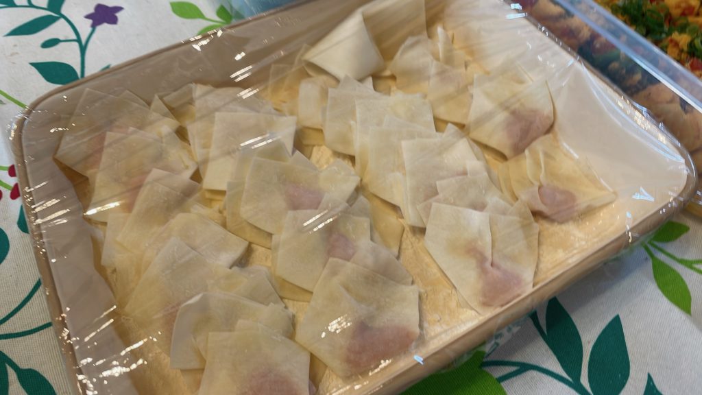 料理教室マンツーマンワンタン