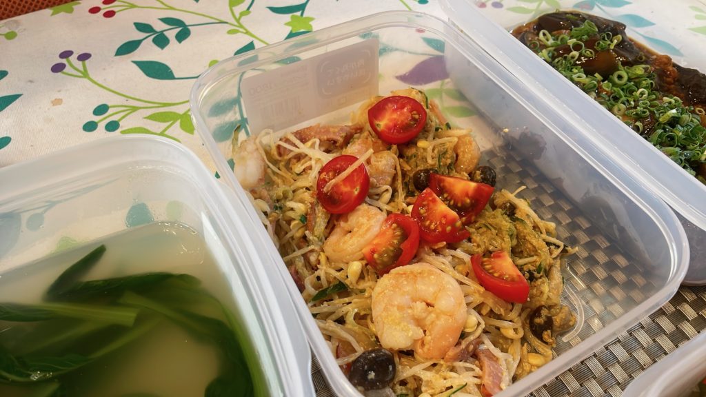 料理教室マンツーマンもやし胡麻和え