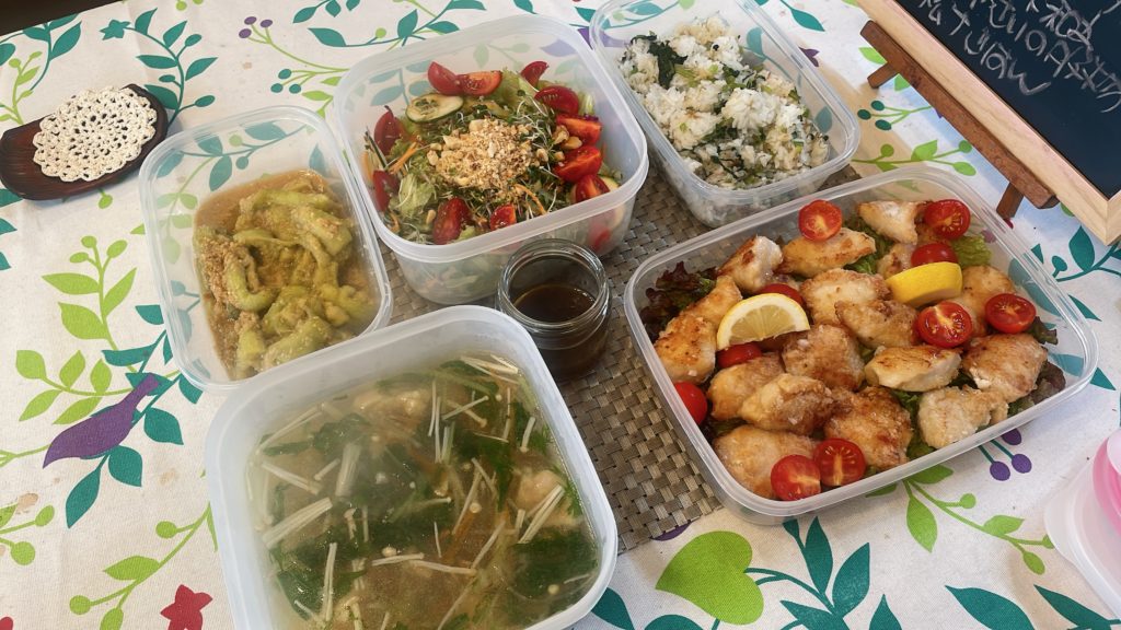 料理教室マンツーマンチキンガーリックナゲット風セット