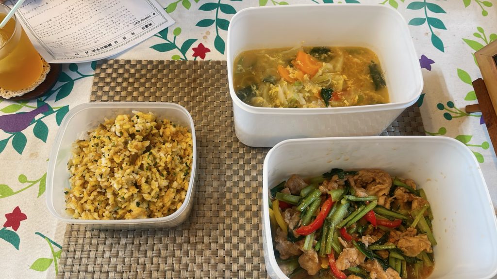 料理教室マンツーマン豚こま小松菜中華味噌炒めセット