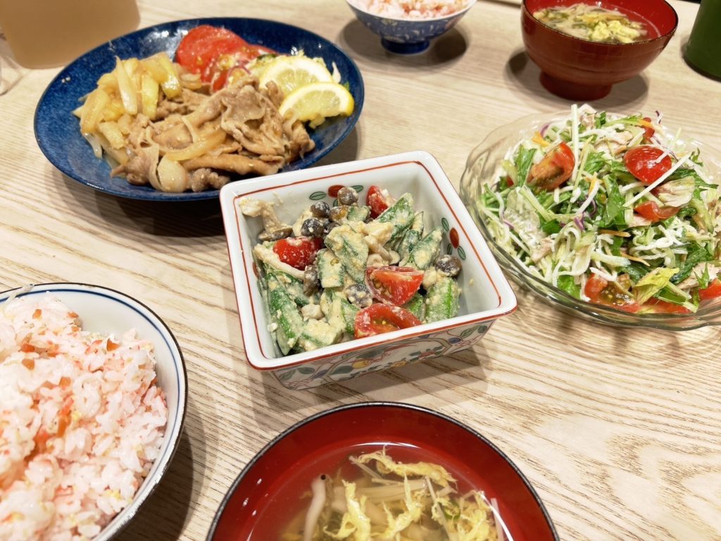料理教室マンツーマン生徒さんおうちごはん⑦