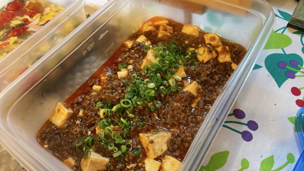 料理教室マンツーマン麻婆豆腐