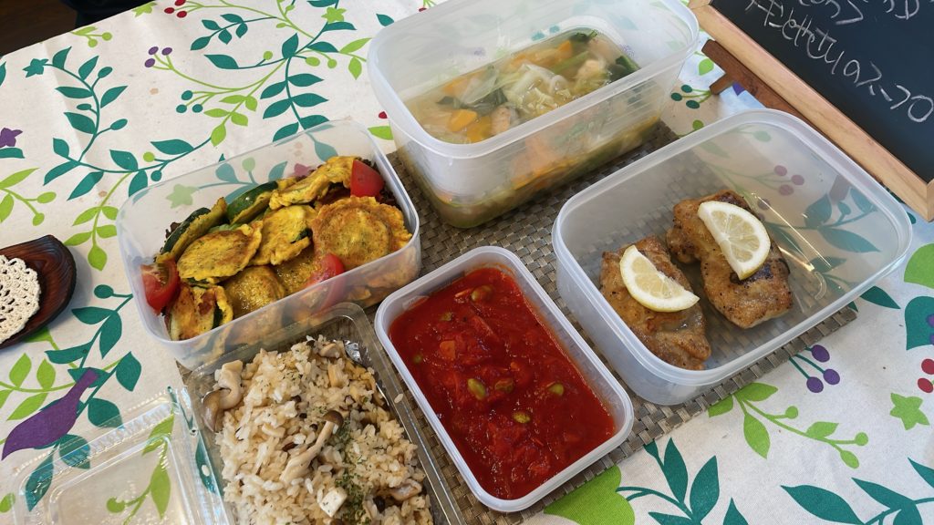 料理教室マンツーマンチキントマトソースセット