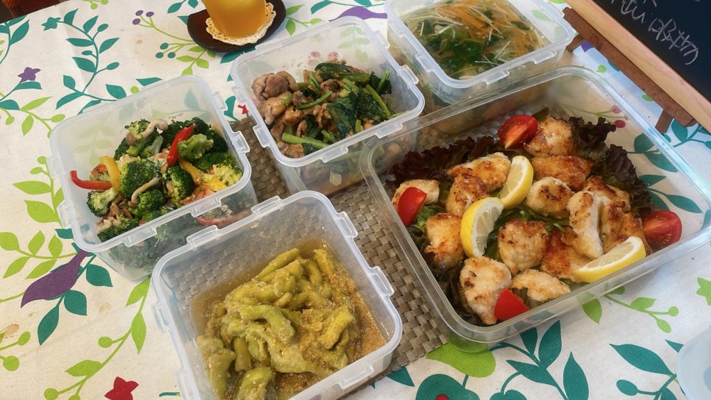 料理教室マンツーマンぶたこま小松菜味噌炒めセット