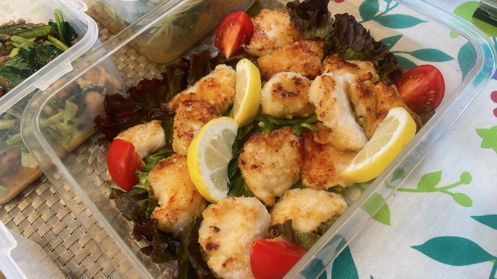 料理教室マンツーマンチキンガーリックナゲット風