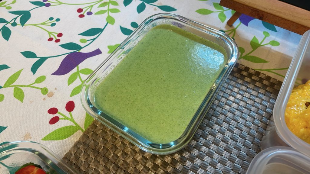 料理教室マンツーマンブロッコリーポタージュ