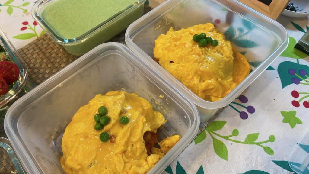 料理教室マンツーマンオムライス風