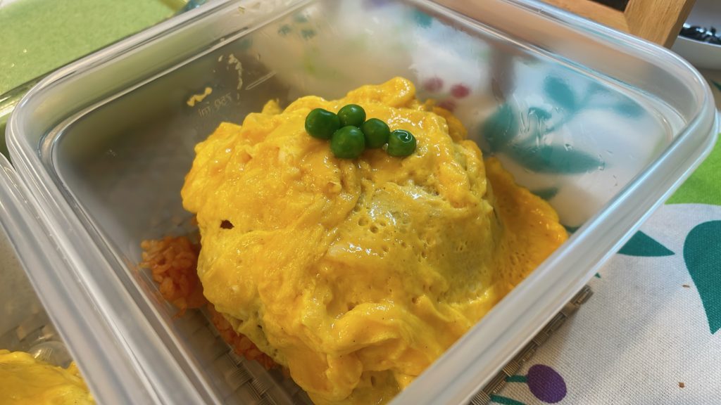 料理教室マンツーマンオムライス風
