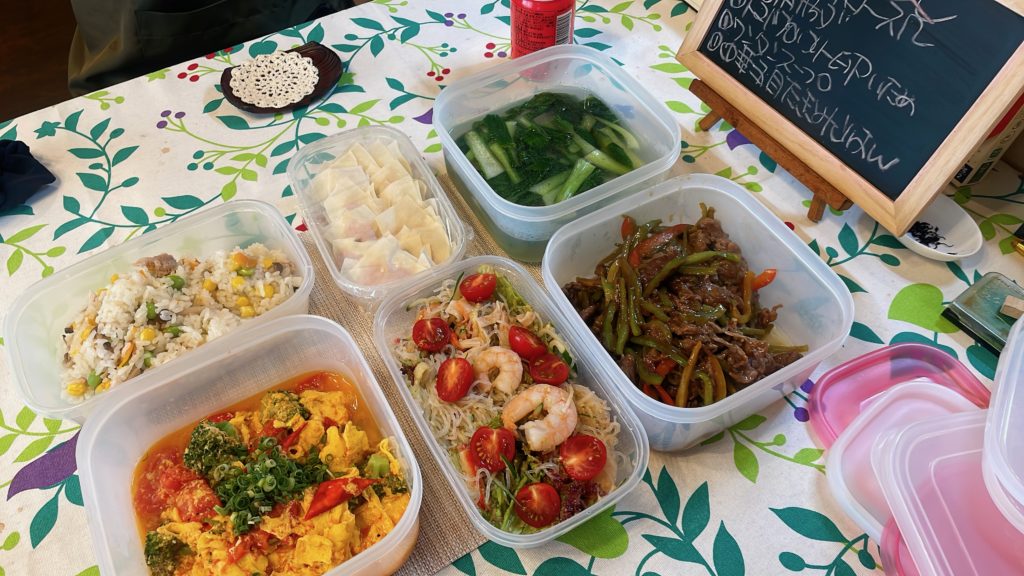 料理教室マンツーマン青椒肉絲風セット