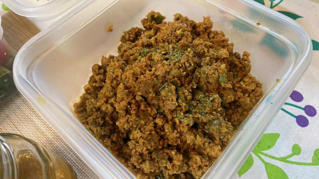 料理教室マンツーマンドライカレー