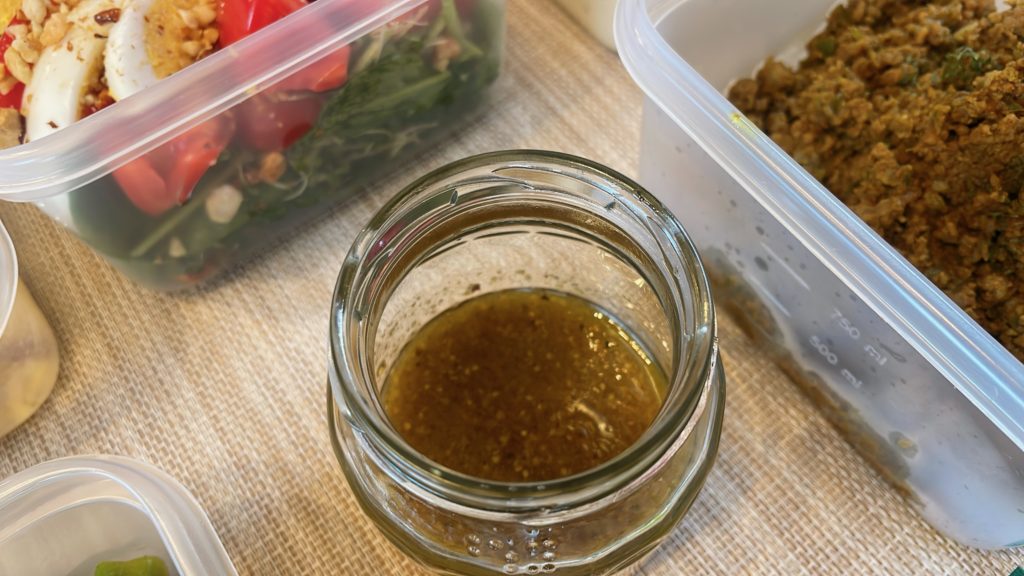 料理教室マンツーマンあっさり目ドレッシング