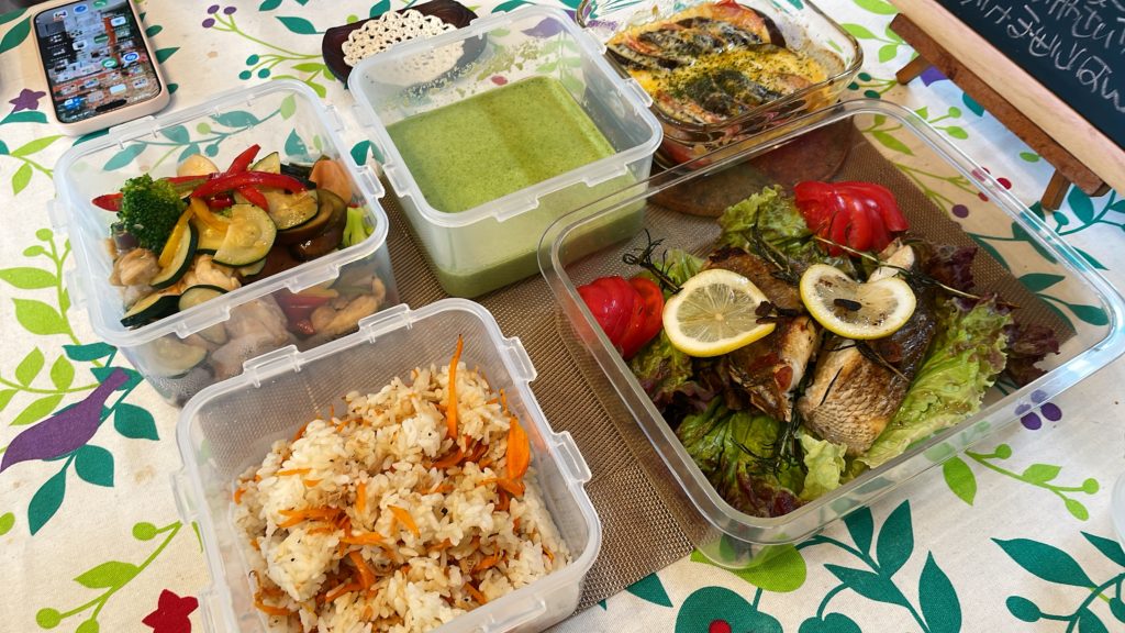 料理教室マンツーマン鯛　 ガーリックソテーセット