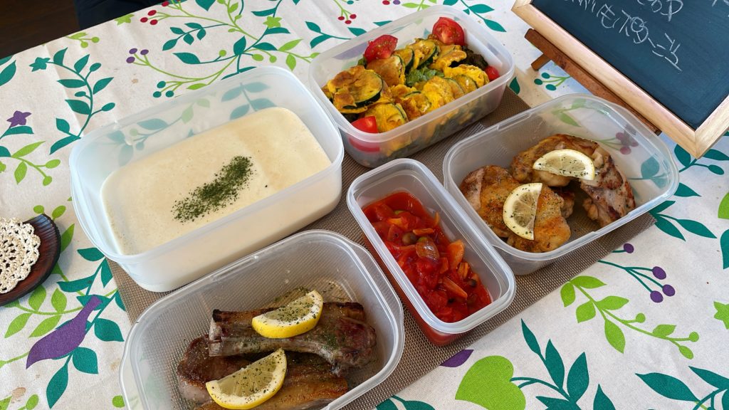 料理教室マンツーマンチキンラムトマトソースセット