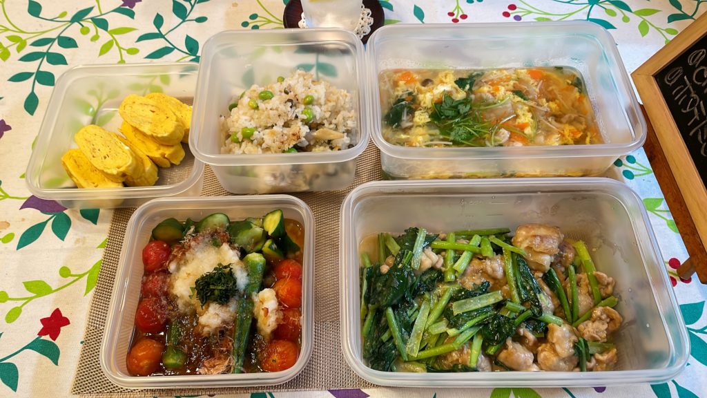 料理教室マンツーマン小松菜豚こま味噌炒めセット