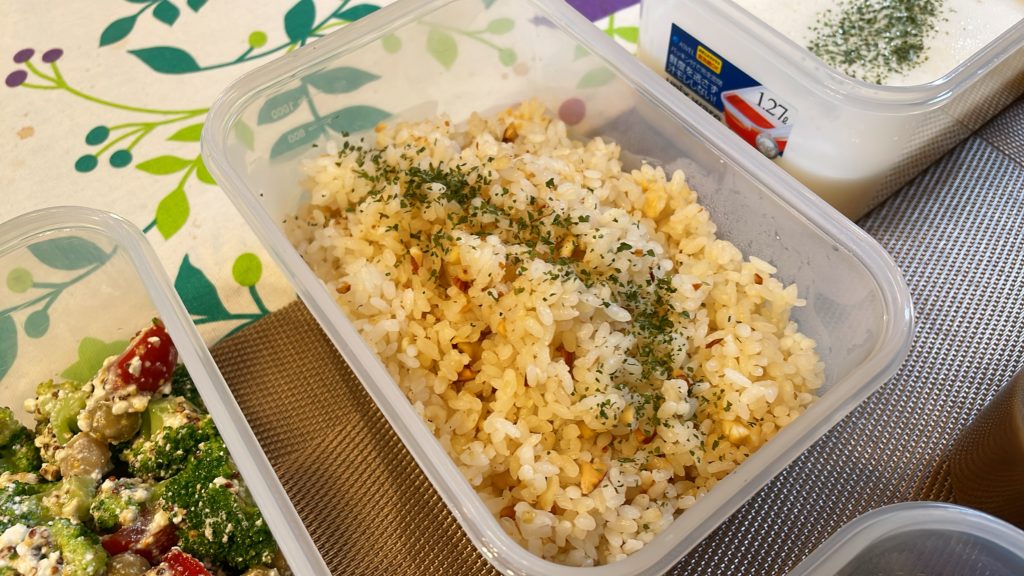 料理教室マンツーマンナッツバターライス