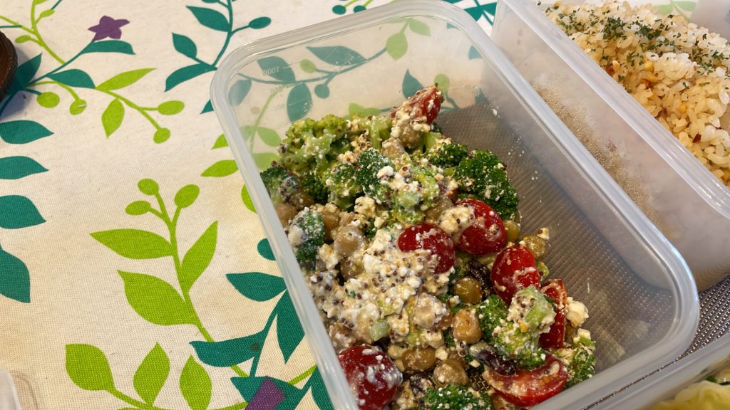 料理教室マンツーマンブロッコリーチーズ