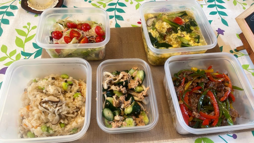 料理教室マンツーマン青椒肉絲風セット