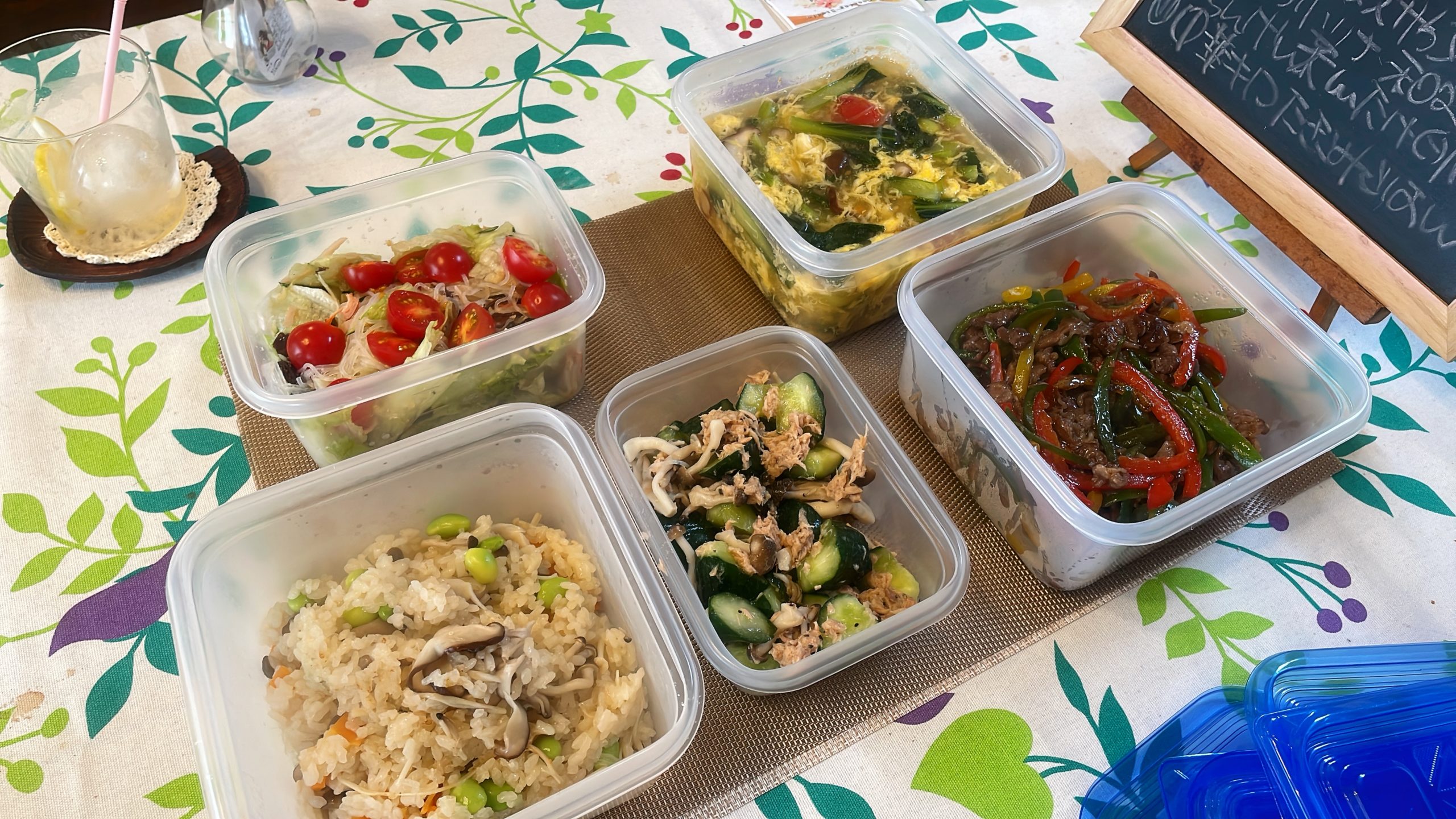 料理教室マンツーマン青椒肉絲風セット