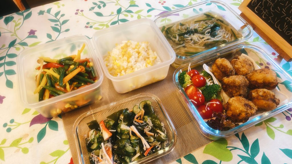 料理教室マンツーマンメンチカツセット