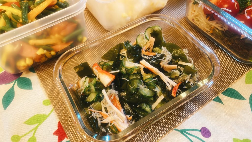 料理教室マンツーマンきゅうり酢の物