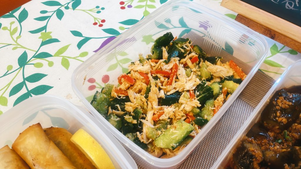 料理教室マンツーマンささみきゅうりピリ辛