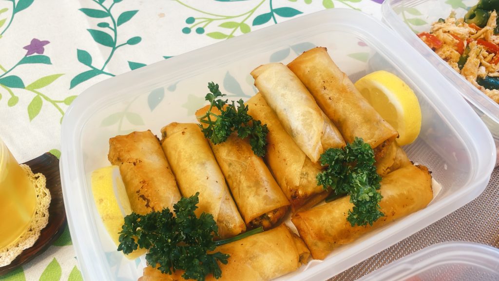 料理教室マンツーマン春巻き