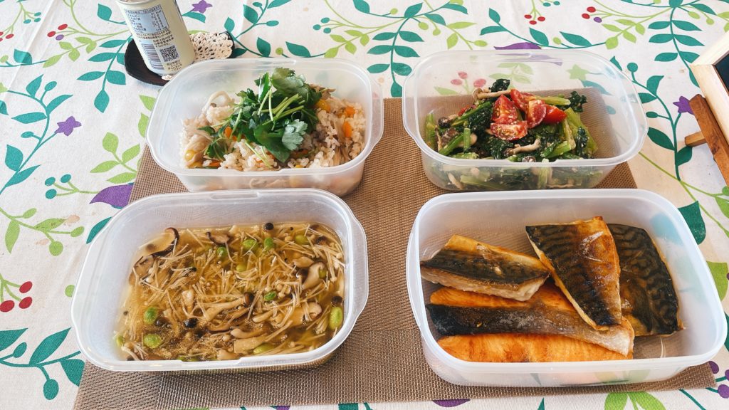 料理教室マンツーマン魚きのこあんかけセット