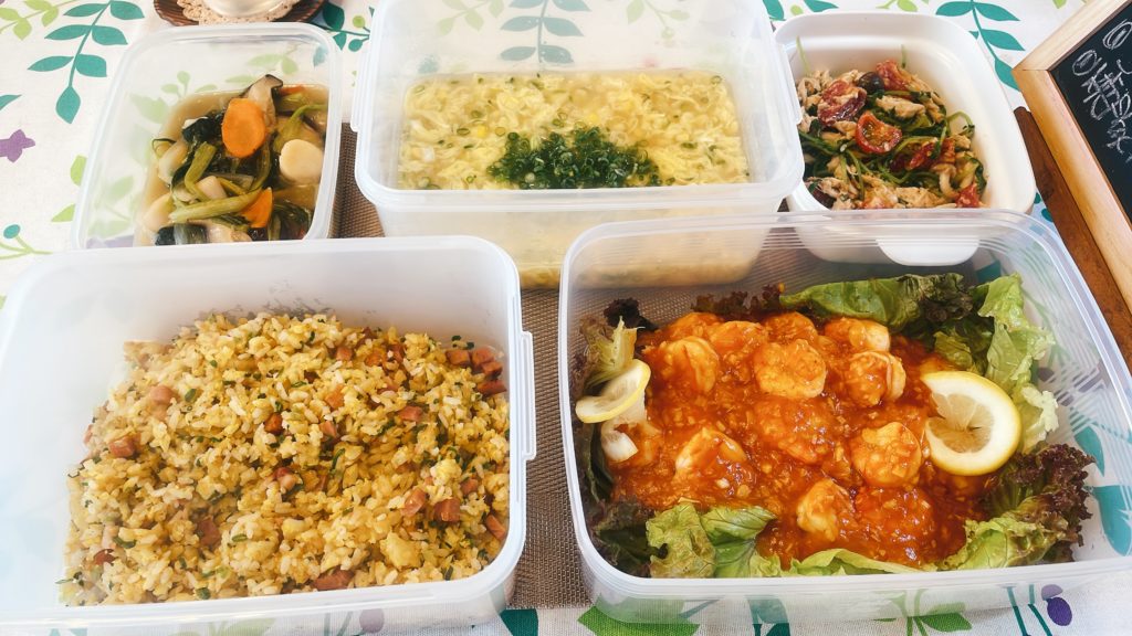 料理教室マンツーマンエビチリセット