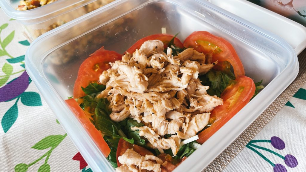 料理教室マンツーマンバンバンジーサラダ