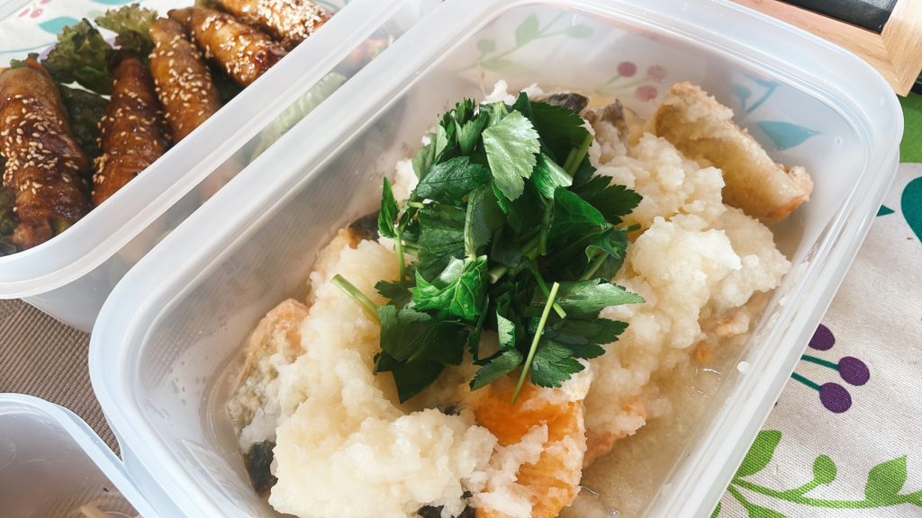 料理教室マンツーマン鮭みぞれ煮