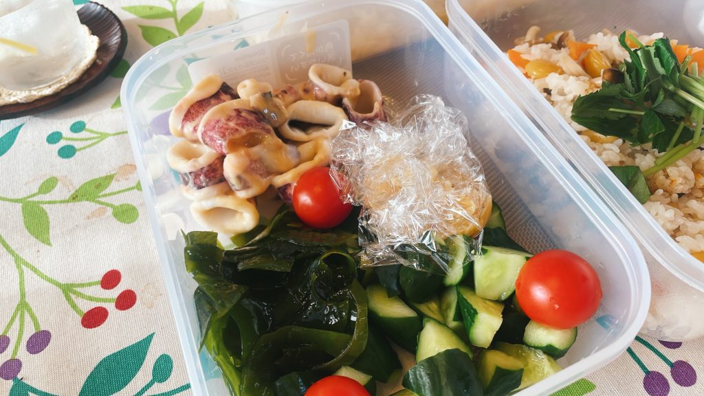 料理教室マンツーマンイカ辛子酢味噌