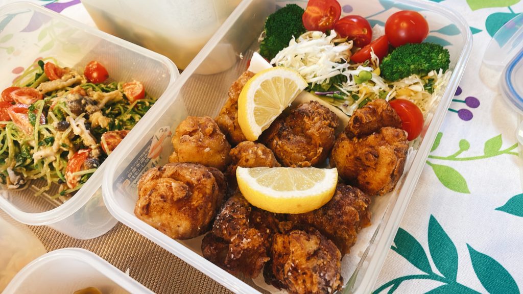 料理教室マンツーマン鶏の唐揚げ