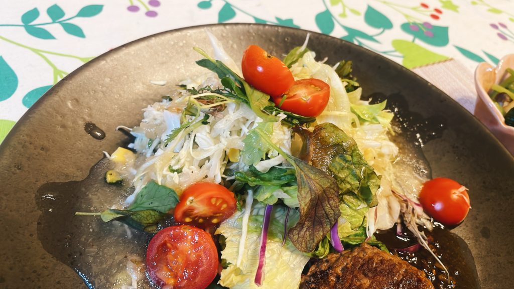 料理教室マンツーマン野菜サラダ