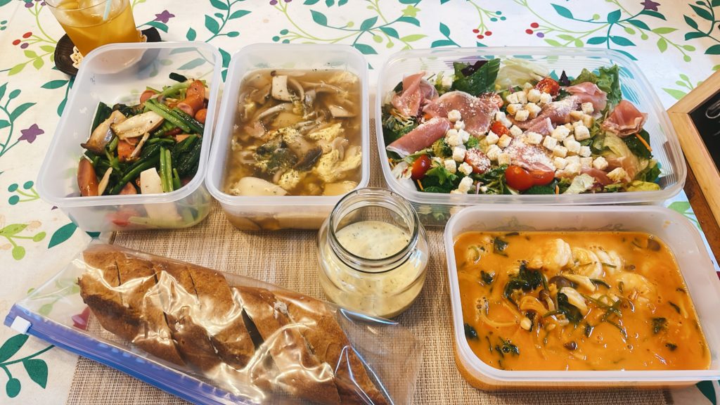 料理教室マンツーマントマトクリームパスタソースセット