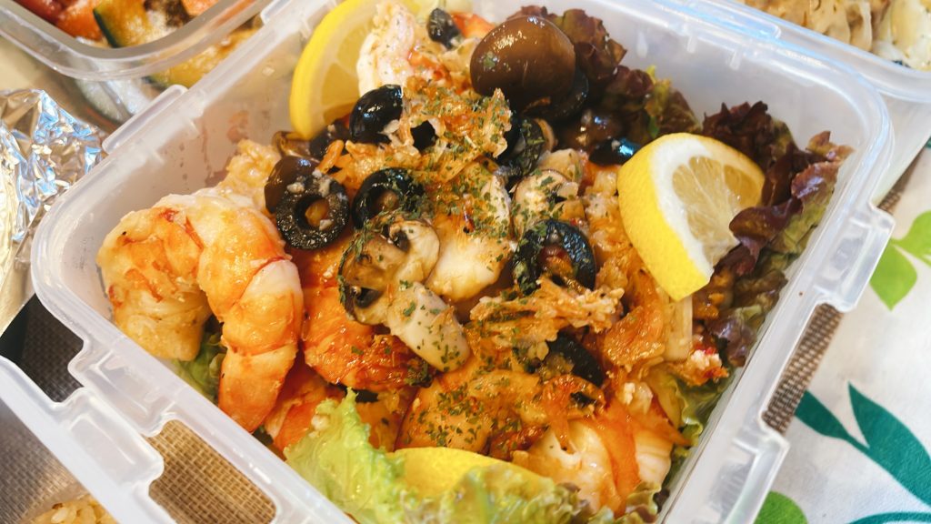 料理教室マンツーマンガーリックシュリンプ