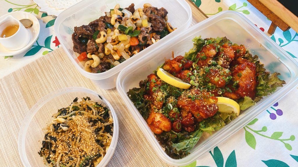 料理教室マンツーマンヤンニョムチキンセット