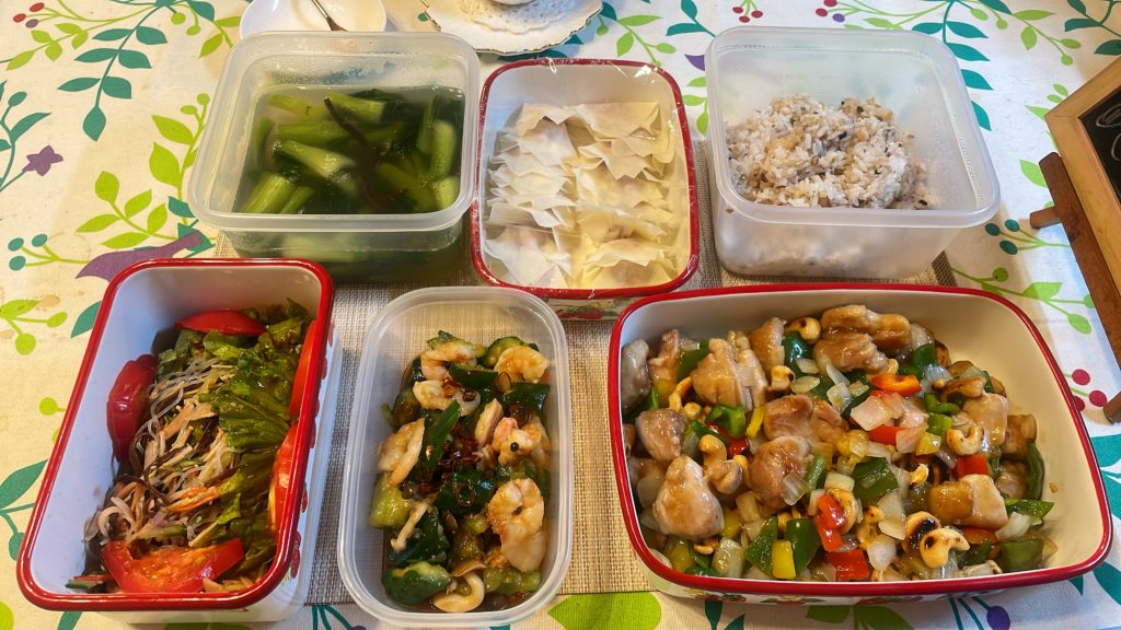 料理教室マンツーマン鶏カシューナッツ炒めセット