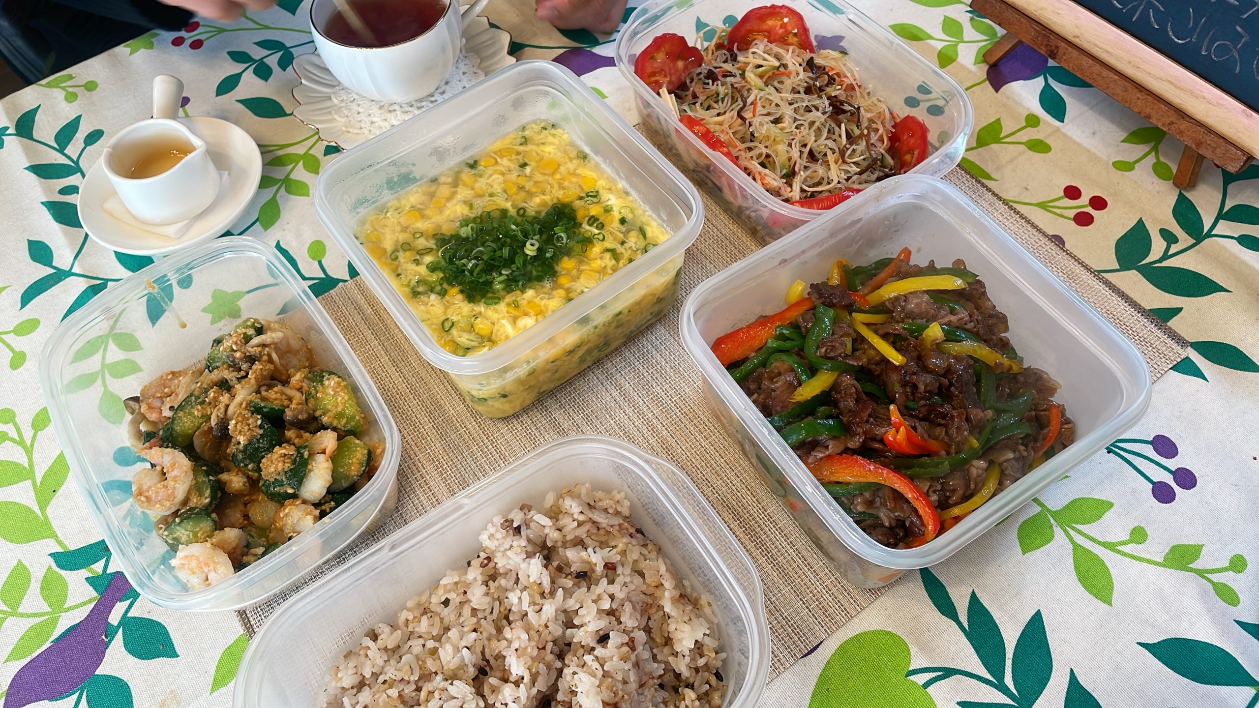 料理教室マンツーマン青椒肉絲風セット