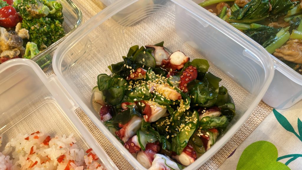 料理教室マンツーマンタコ酢の物