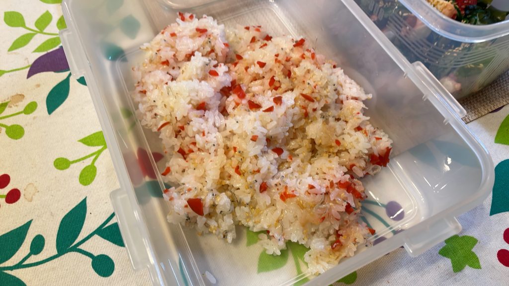 料理教室マンツーマン梅じゃこごはん