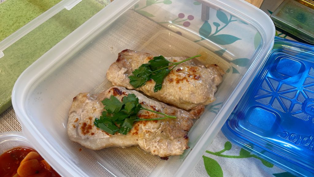 料理教室マンツーマン豚ソテー