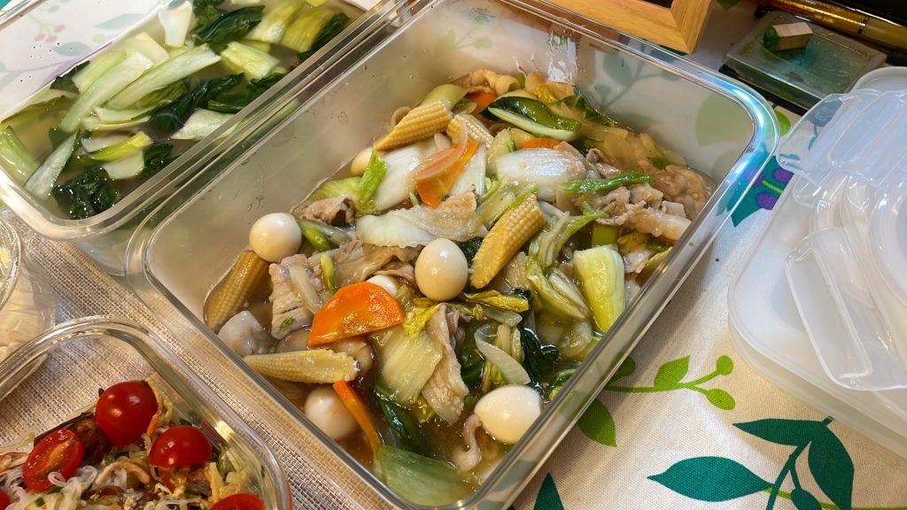 料理教室マンツーマン八宝菜