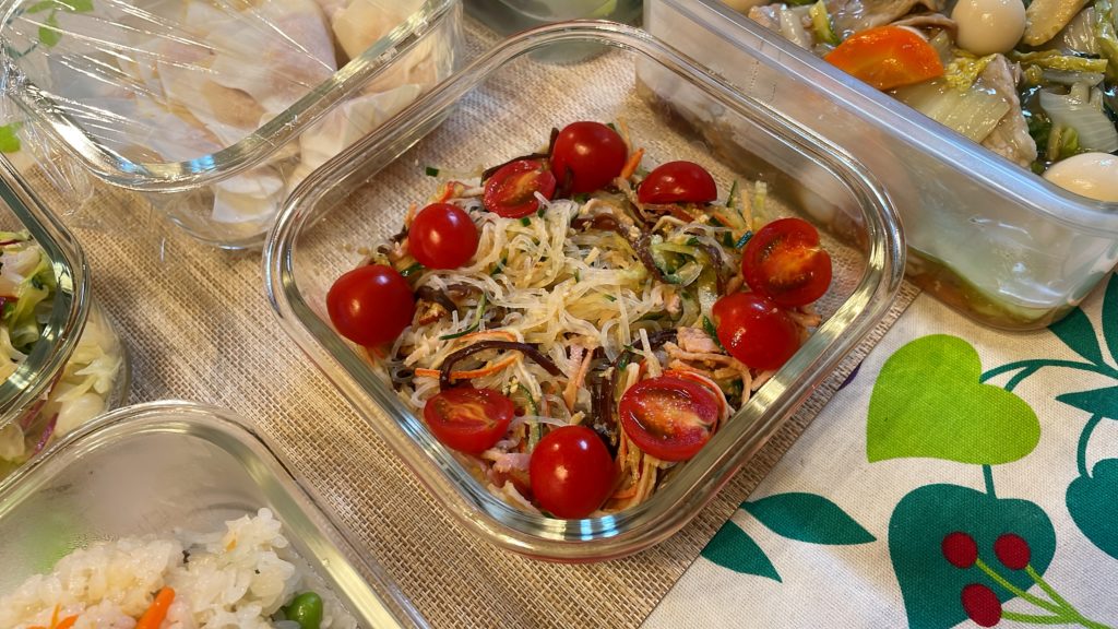 料理教室マンツーマン春雨サラダ