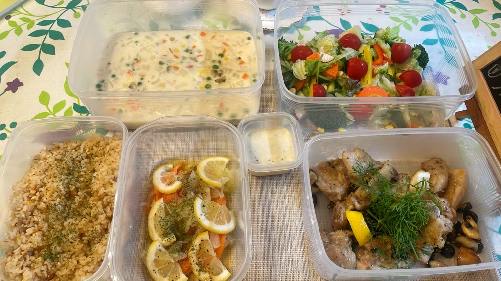 料理教室マンツーマンガーリックレモンチキンセット