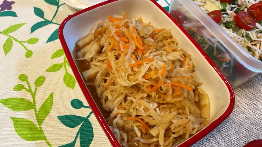 料理教室マンツーマン切り干し大根