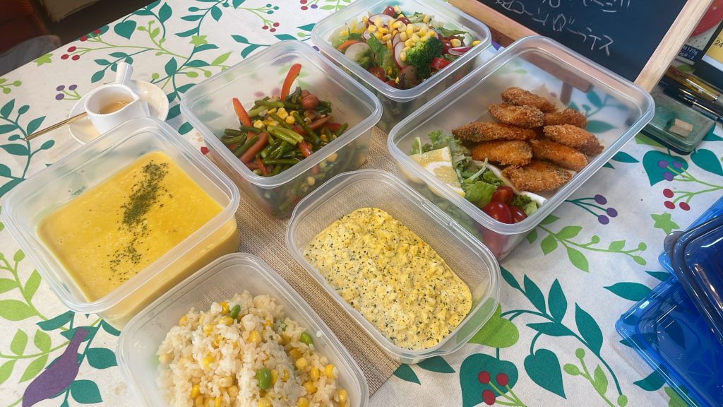 料理教室マンツーマン鮭フライセット