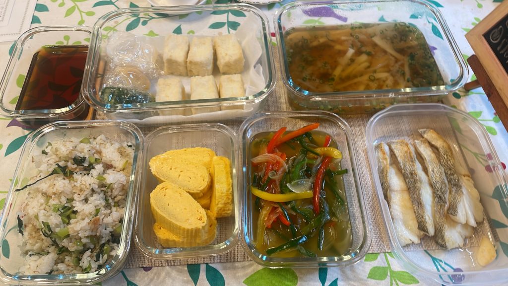 料理教室マンツーマン鱈野菜あんかけセット