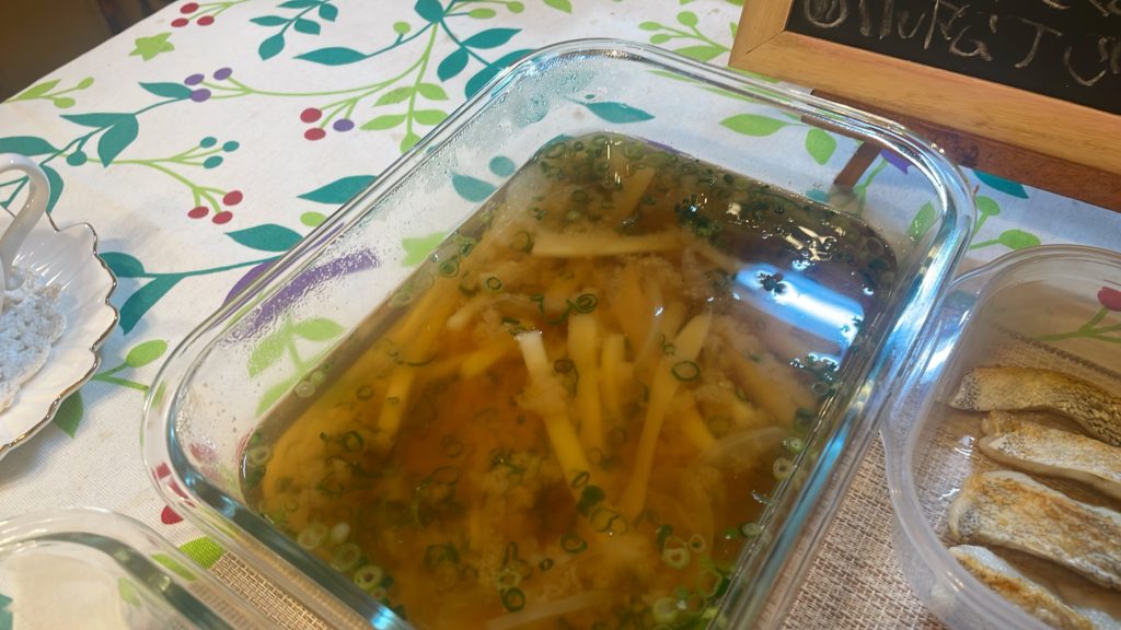 料理教室マンツーマンじゃが玉味噌汁